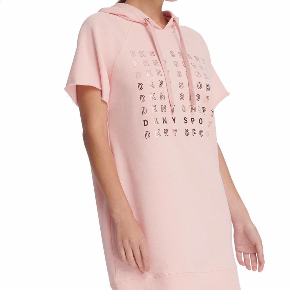 DKNY Sport Metallic-Logo Sneaker Dress